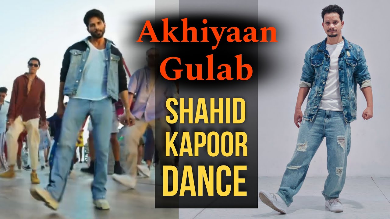 Akhiyaan Gulaab Dance | Shahid Kapoor Dance Steps | Hook Step Tutorial | Kriti Sanon | Uttam Singh