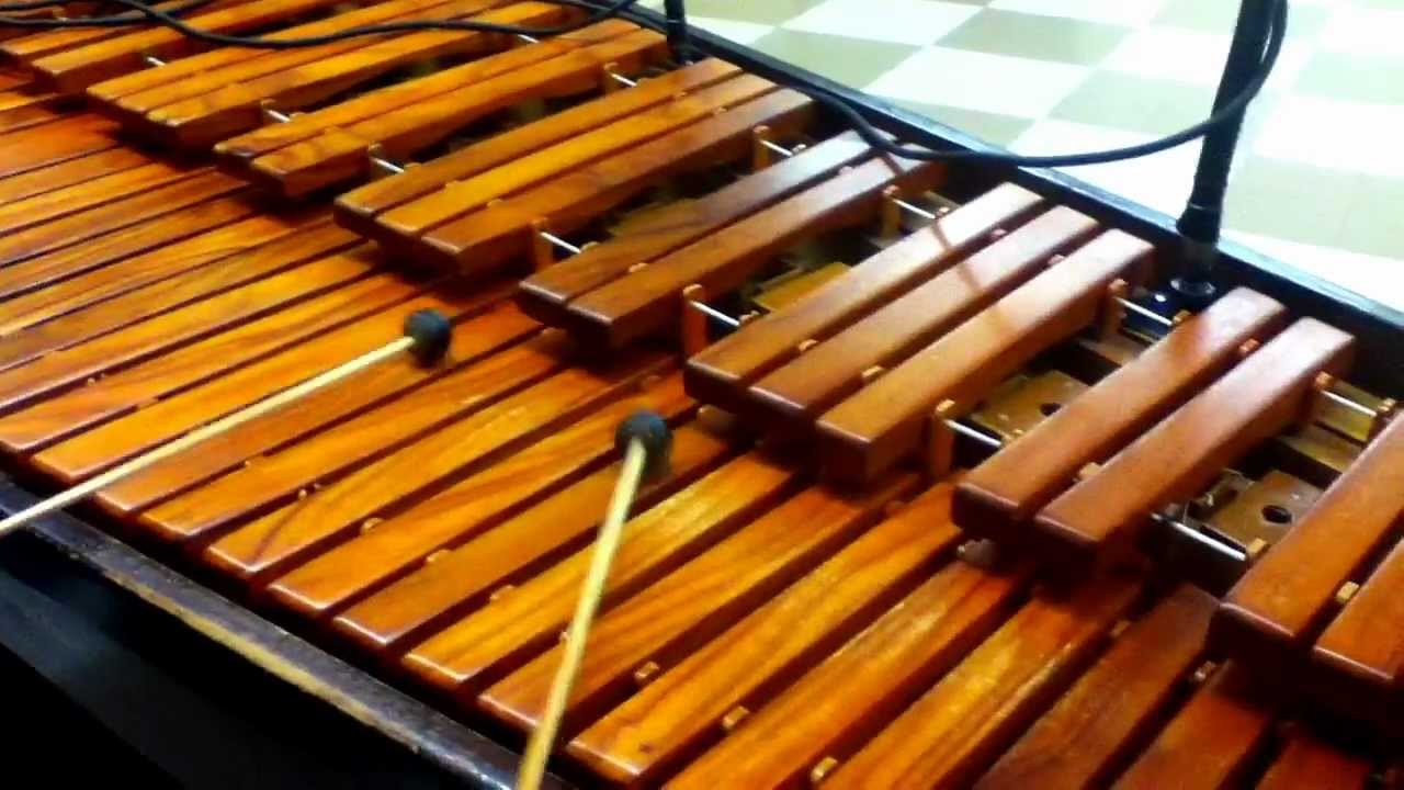 Parte de la melodia Antonieta en marimba