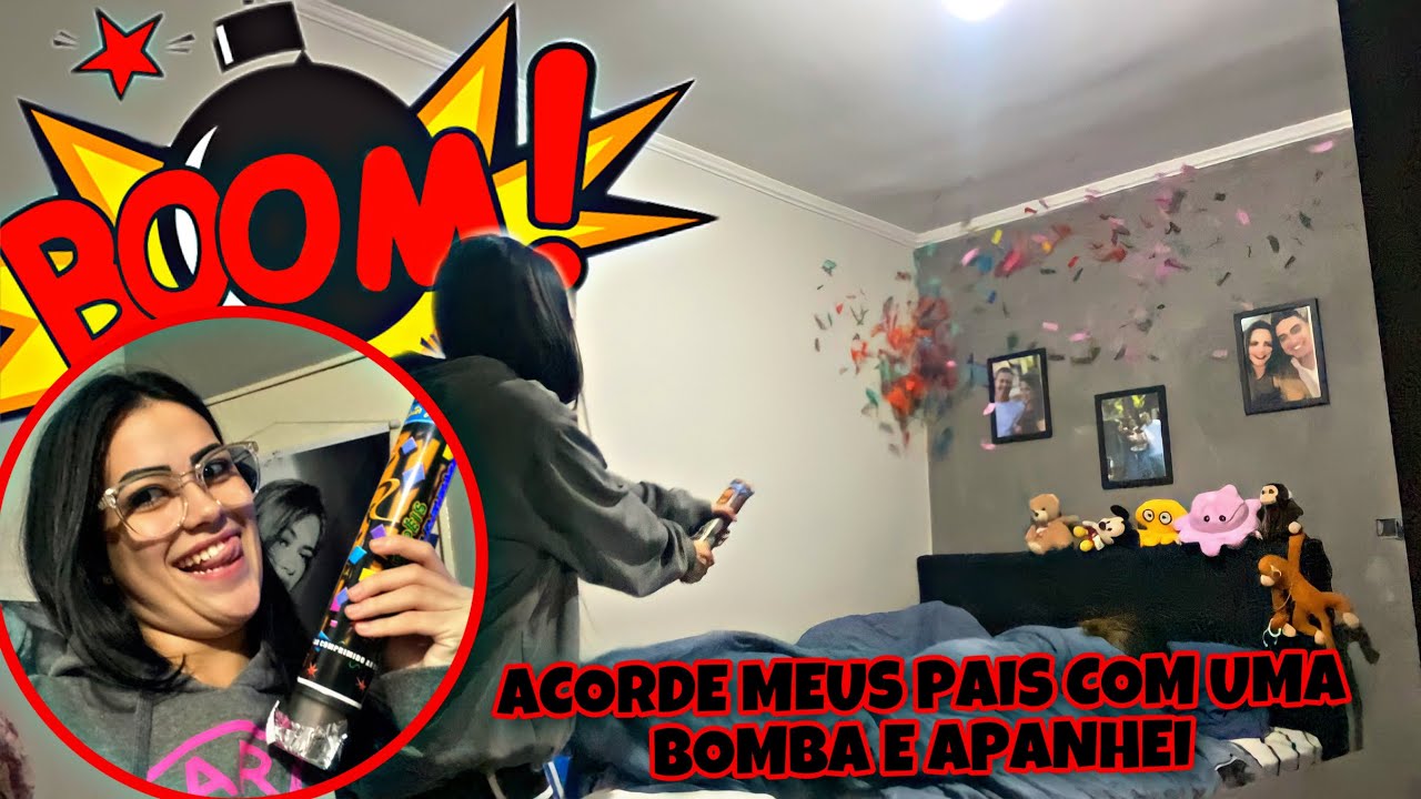 TROLAGEM!! ACORDEI MEUS PAIS COM UMA BOMBA E ELES FICARAM MUITO BRAVOS