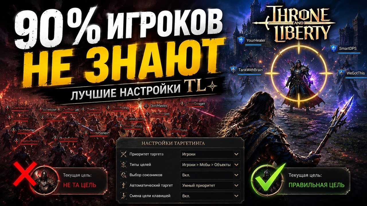 90% ИГРОКОВ ПРОИГРЫВАЮТ PvP ИЗ-ЗА ЭТОЙ ОШИБКИ В НАСТРОЙКАХ | Throne and Liberty