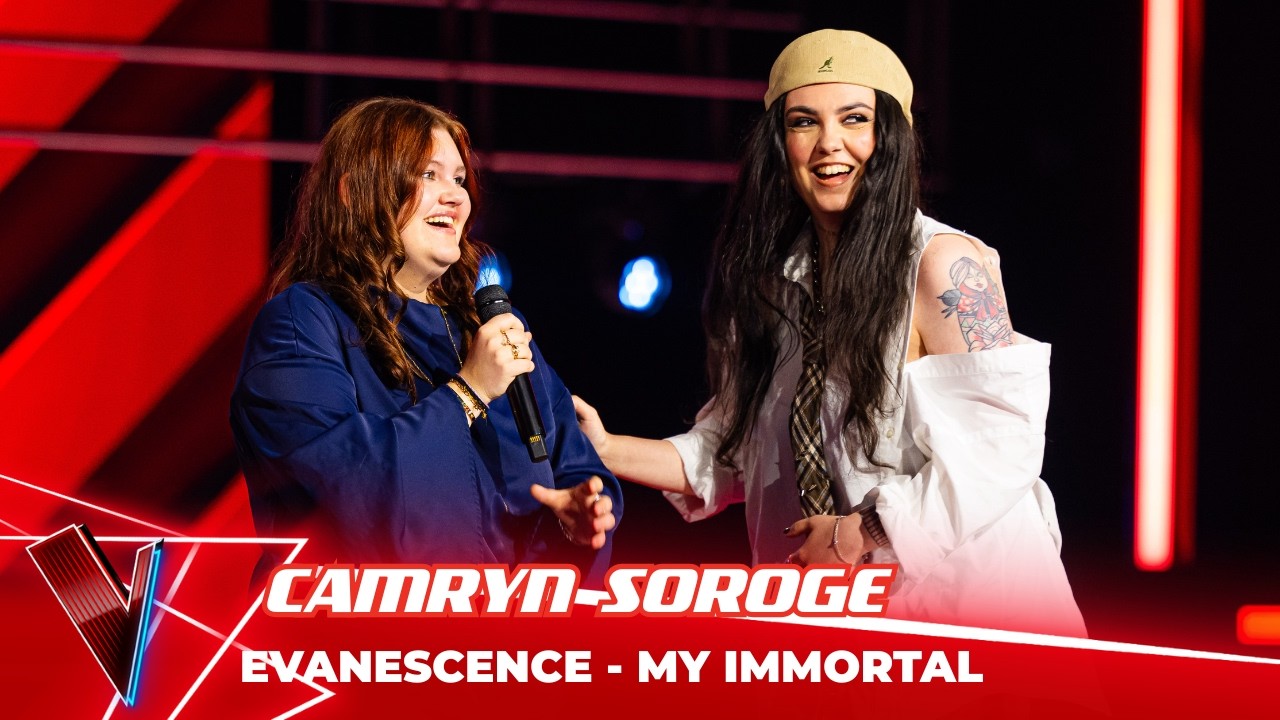 Evanescence - 'My Immortal' ● Camryn Soroge | Blinds | The Voice Belgique Saison 12
