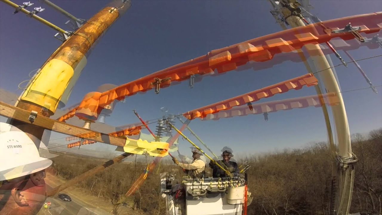 Hot Sticking a 34 kV Line