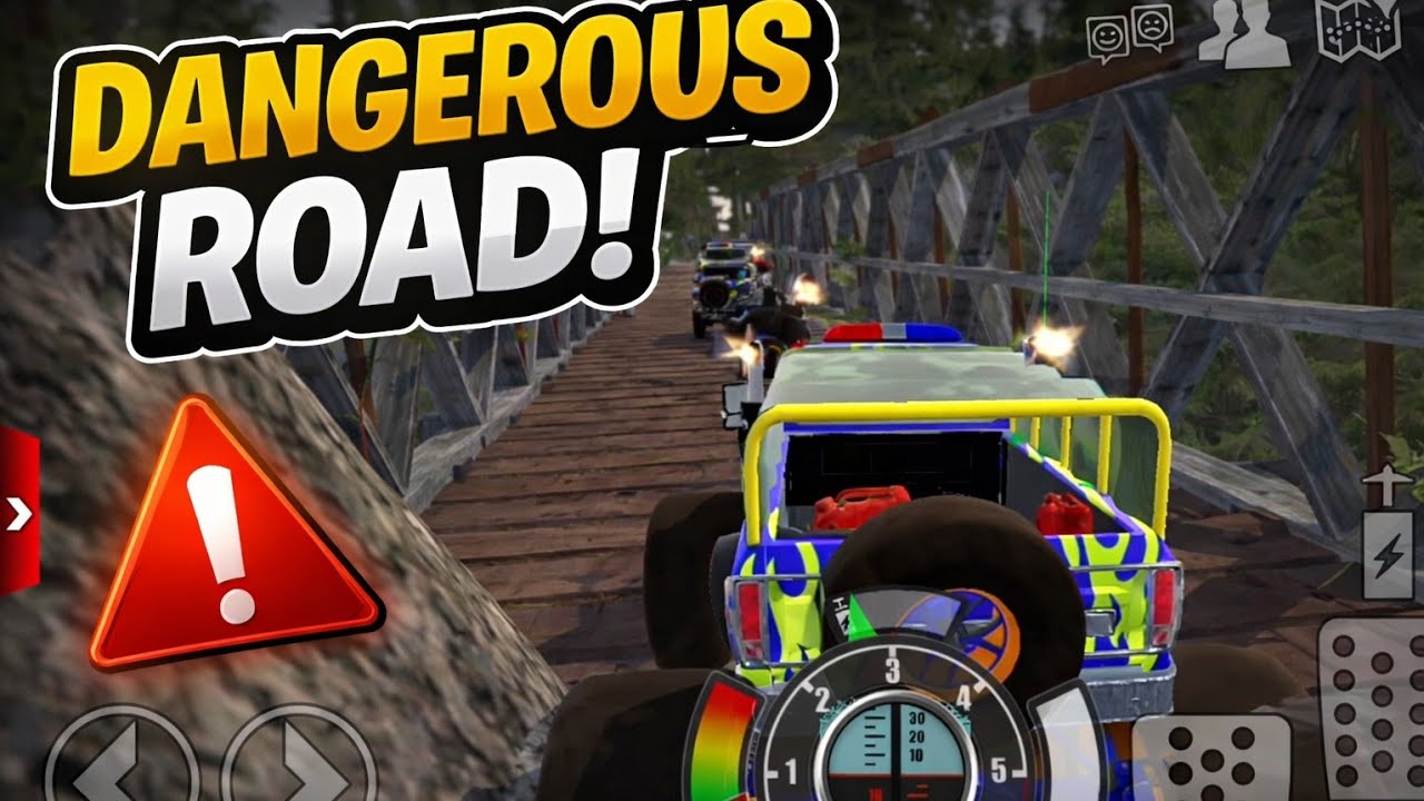 Monster Truck Almost Falls Off the Cliff! 😱 | Offroad Gameplay