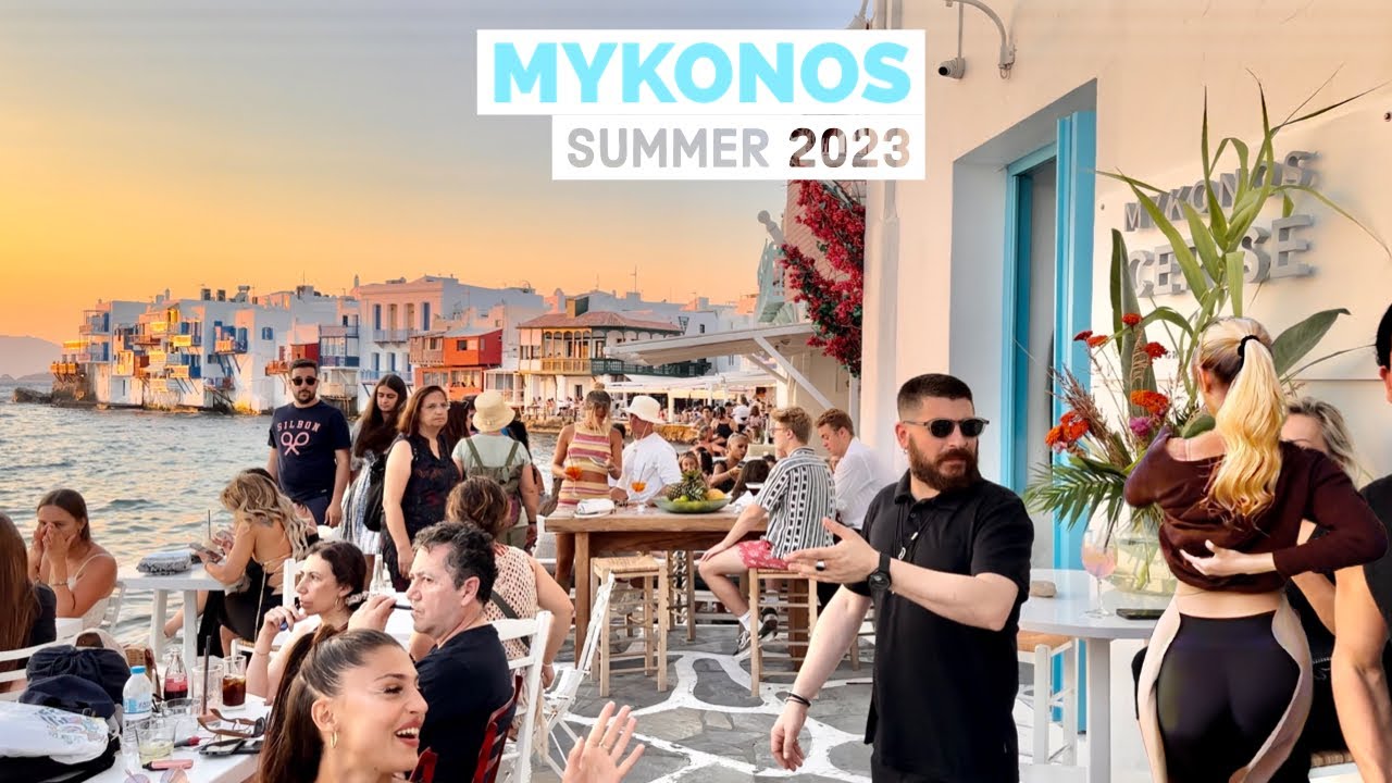 Mykonos, Greece 🌴 | A Glamorous Paradise of Luxury | 4K 60fps HDR Walking Tour
