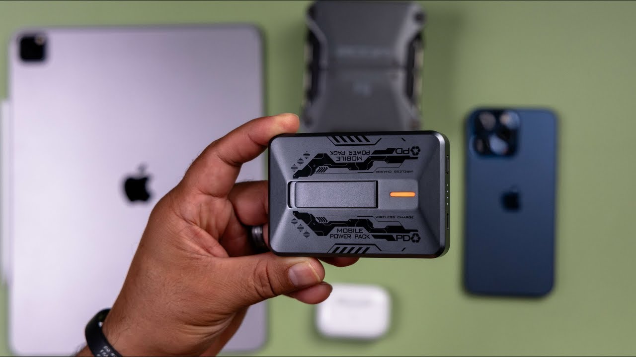 FAST-charging 5000mAH Magnetic Powerbank with USB-C | Leftfly Foldable Charger iPhone 15