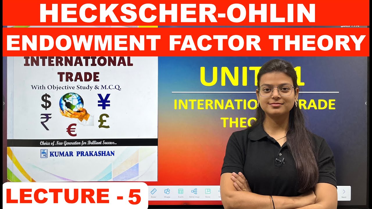 Heckscher-Ohlin Factor Endowment Theory | Economics | Bcom Sem 4 | Lecture - 5 | UGT