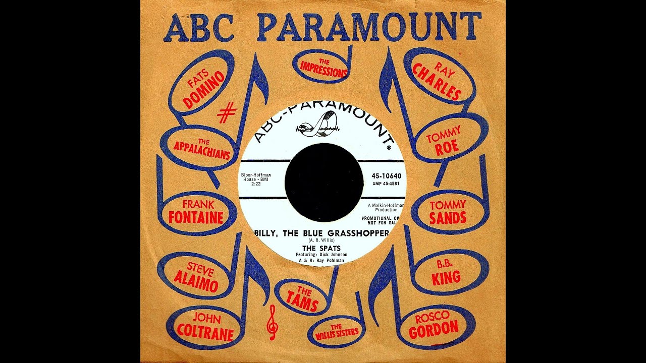 Spats - BILLY, THE BLUE GRASSHOPPER (Gold Star Studios)  (1965)