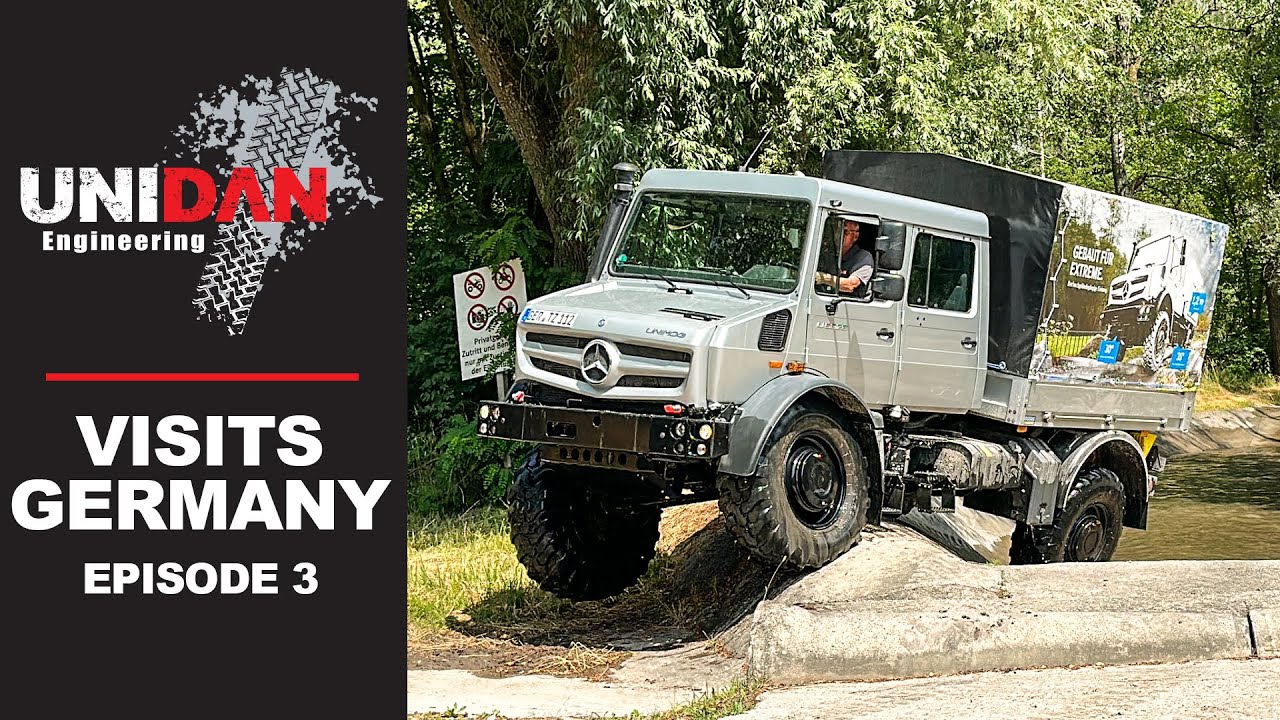 UNIDAN VISITS GERMANY EP 3 - Unimog Test Track, Where Mercedes Makes Trucks & Merex!