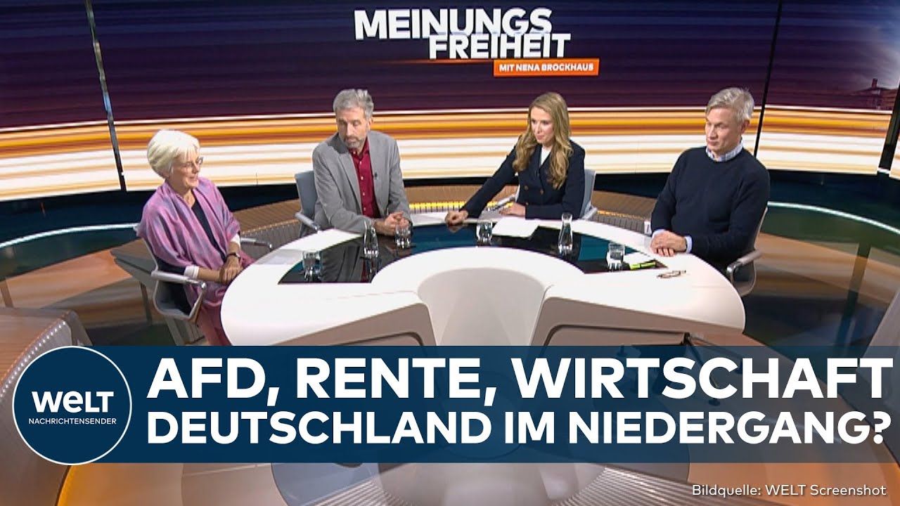 Gießen, AfD, Renten-Paket und Wirtschaft - Deutschland im Niedergang? MEINUNGSFREIHEIT Ganze Sendung