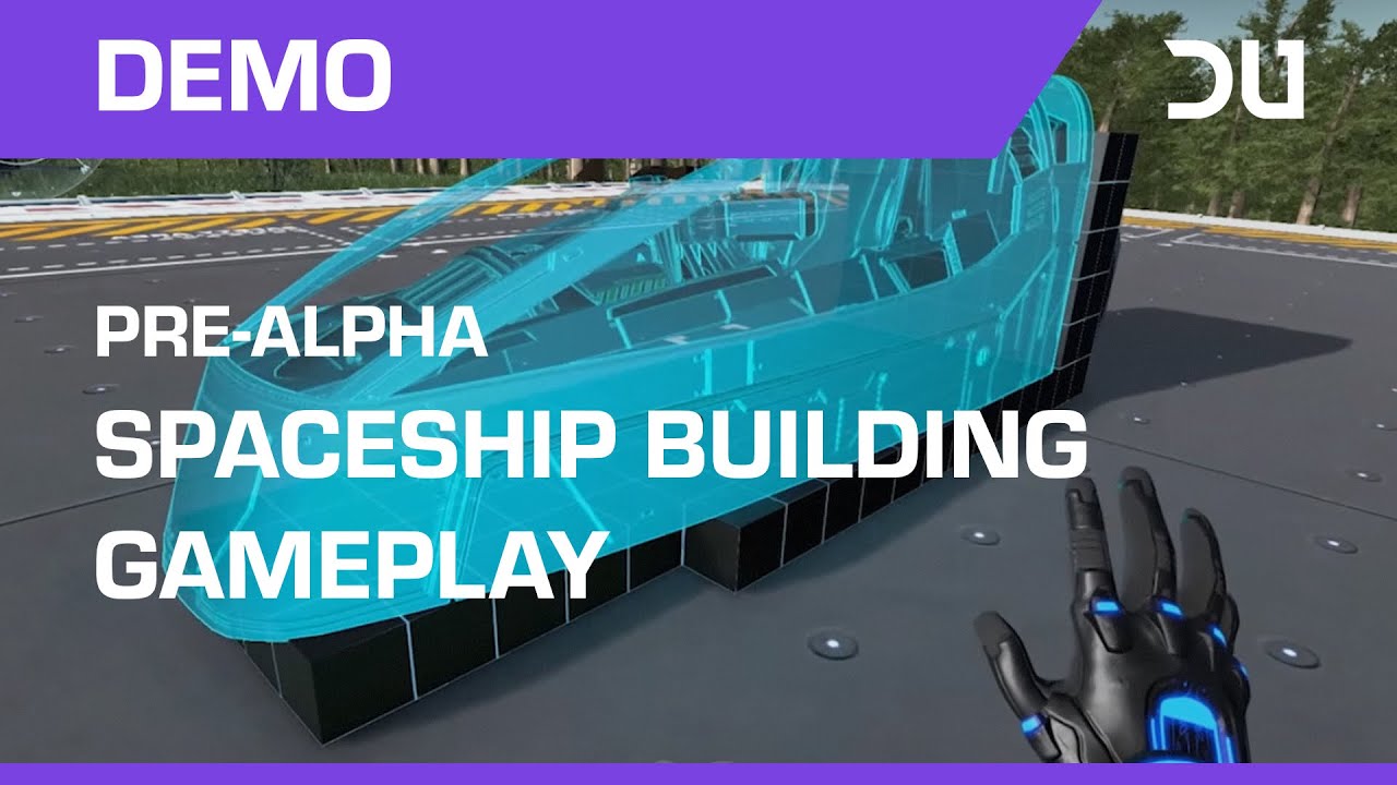 Dual Universe DevDiary - Spaceship Building Gameplay Pre-Alpha Video