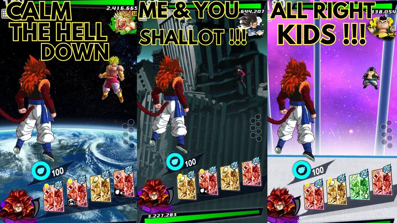 All Ultra SSJ4 Gogeta Special Quotes & Interactions Dragon Ball Legends Special Quotes & Interaction
