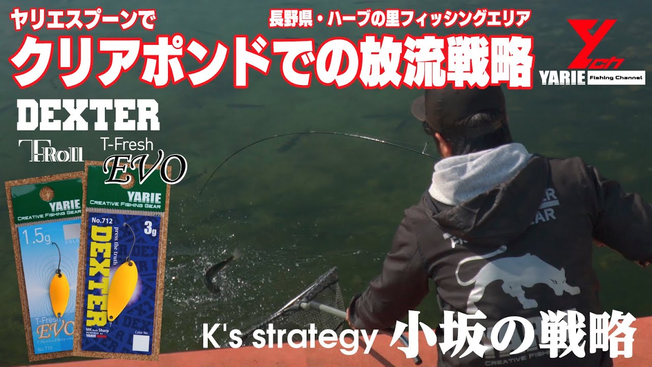 【ヤリエ・YARIE】K's strategy・小坂の戦略『クリアポンドでの放流戦略』