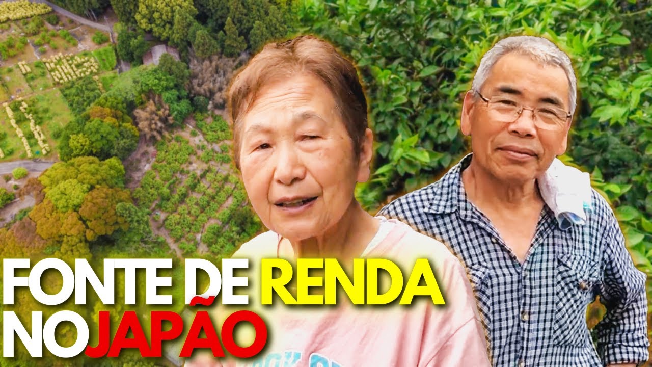 CASAL PLANTA MEXERICA NA MONTANHA NO JAPÃO