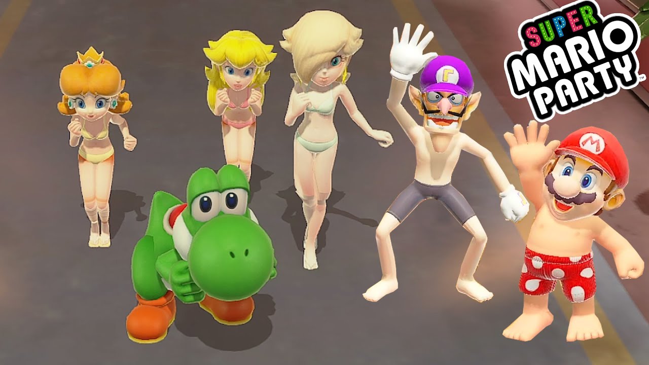 슈퍼마리오파티: 비트콘서트  Player Daisy Vs Peach Vs Mario Vs Rosalina | Super Mario Party