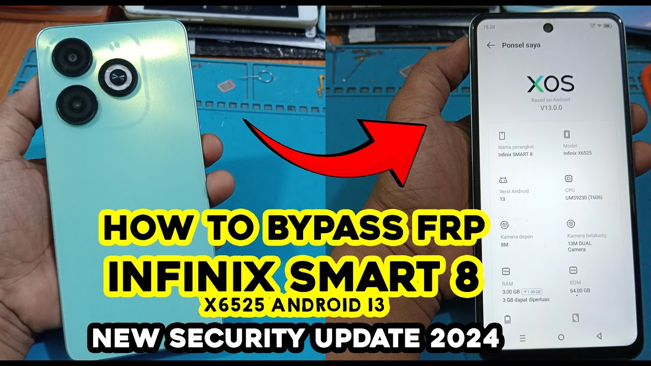 TERUPDATE‼️ BYPASS FRP Infinix Smart 8 Android 13 New Update Sec 2024 #part2