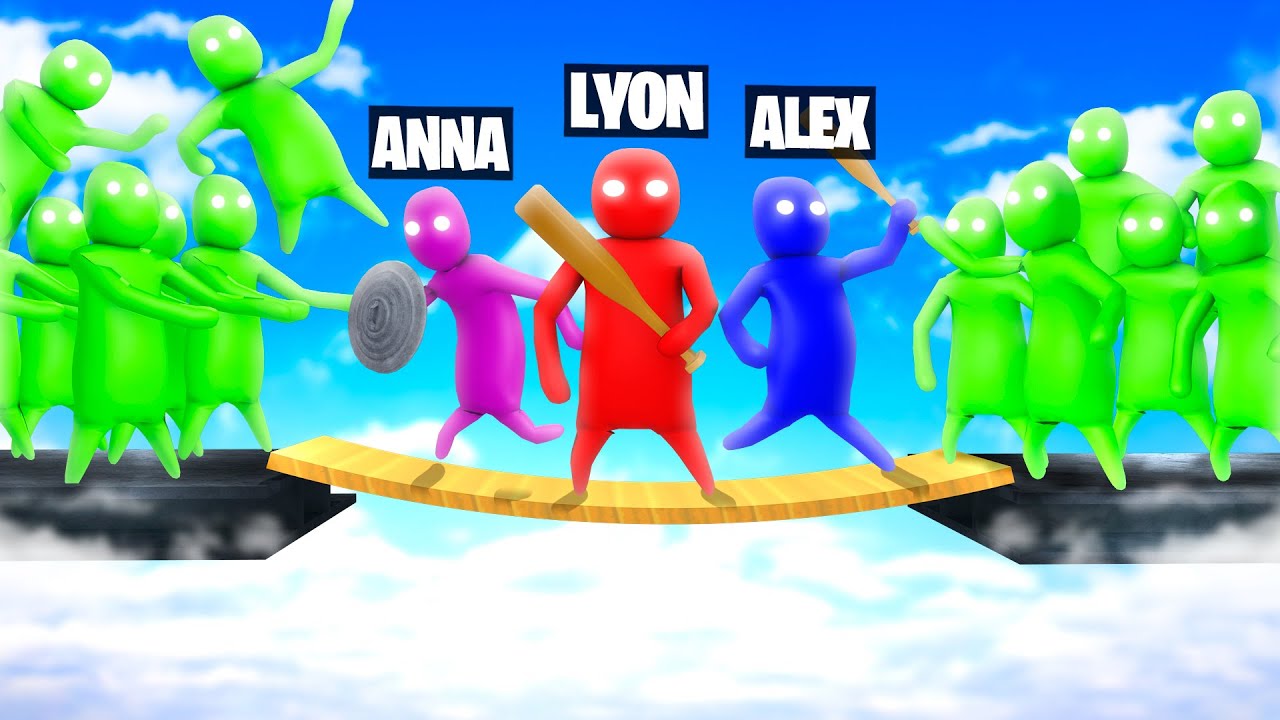 SOLO CONTRO TUTTI I MIEI AMICI SU GANG BEASTS!!