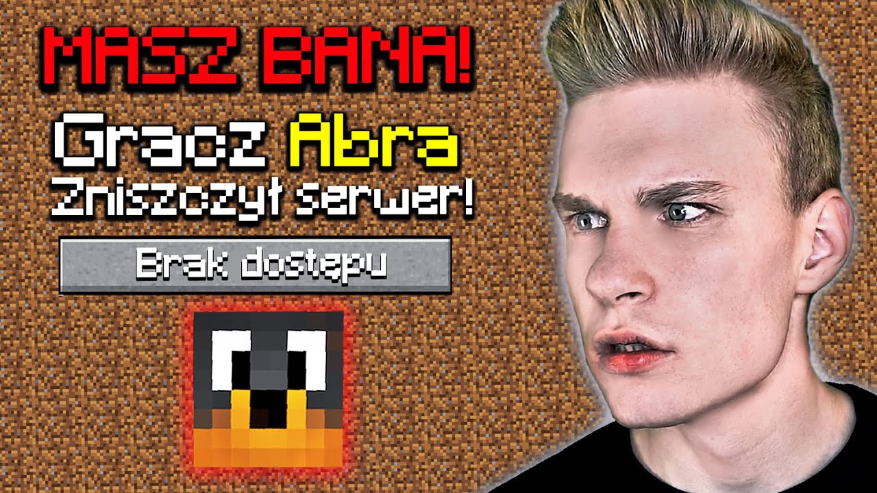 DOSTAŁEM BANA na NASZYM SERWERZE na ŚWIĘTA w Minecraft! 🤦