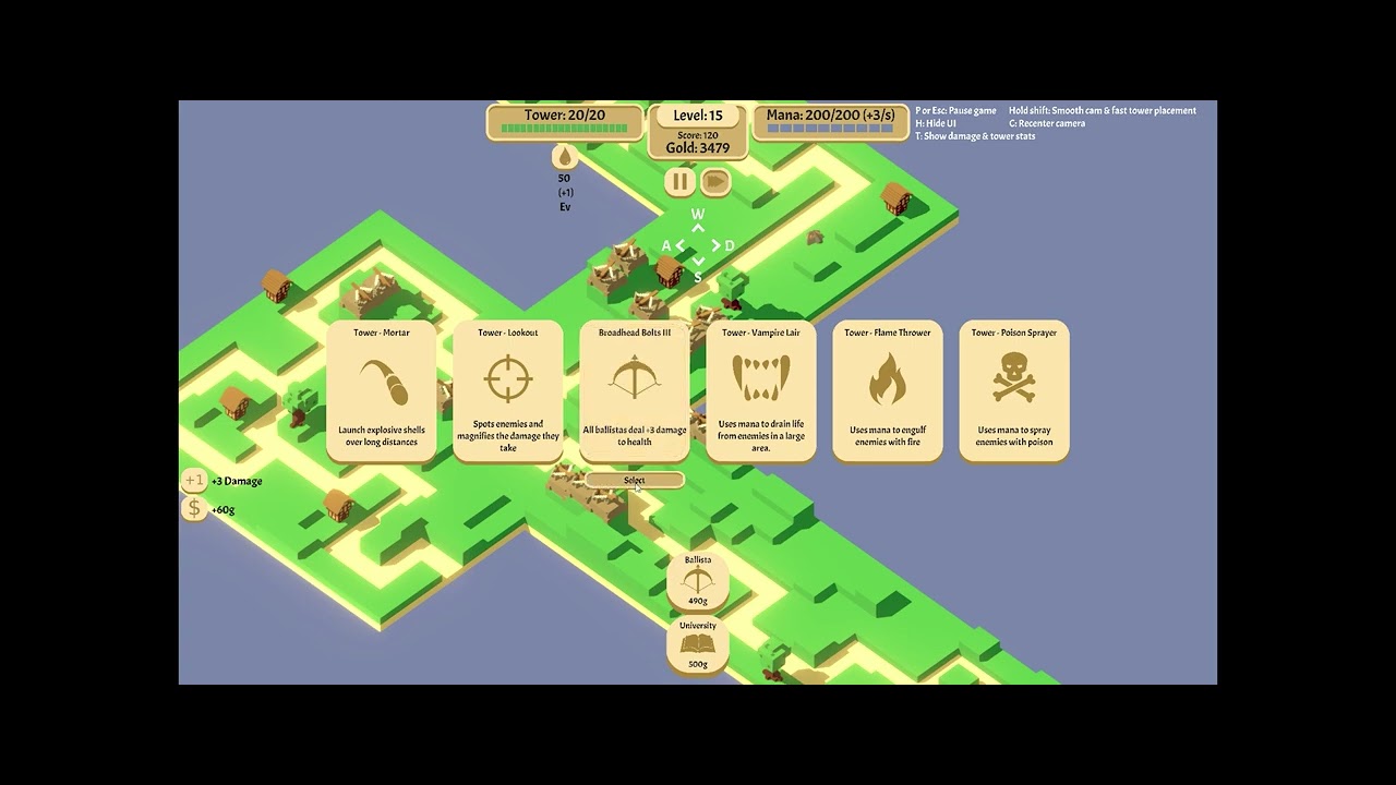 Let&rsquo;s play Rogue Tower - Completing the &rdquo;Only Ballista&rdquo; challenge was HARD! #towerdefense