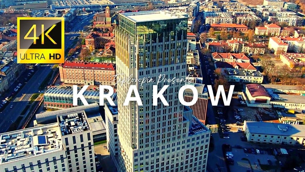 Krakow, Poland 🇵🇱 in 4K ULTRA HD 60FPS Video by Drone