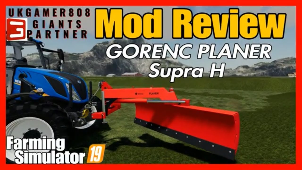 Mod Review fs19 Gorenc Planer Supra H fs19 mods #farmingsimulator #fs19modsreview ls19
