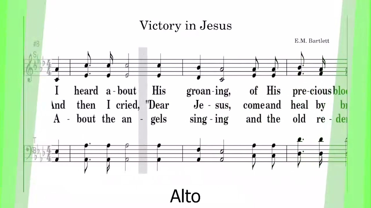 Victory in Jesus - Ab Key - Alto