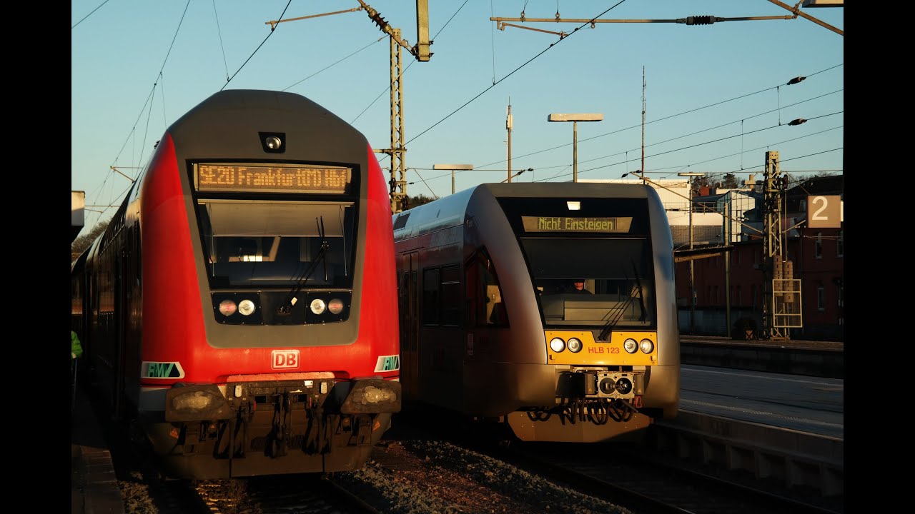 Bahnalltag in Limburg (Lahn) am 08.01.2016