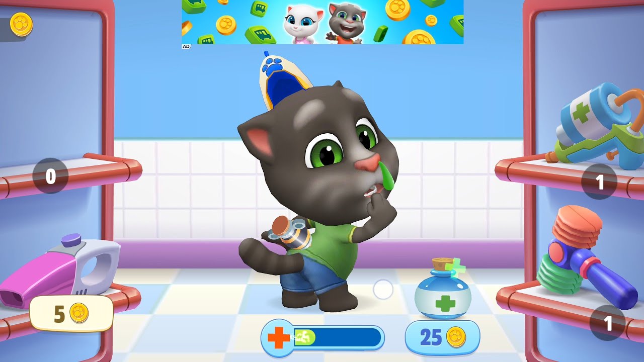 MY TALKING TOM FRIENDS NEED Medicine FUNNY VIDEO 