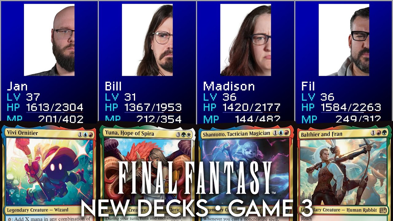 Commander Showdown: Final Fantasy | Балфир и Фрэн против Виви против Юны против Шантото