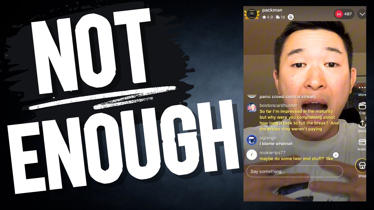 Packman Responds To Bad Sports Card Break: Is It Enough?