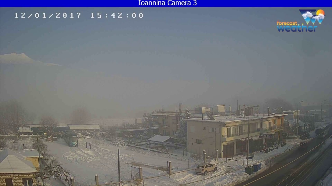 Χιόνισμένα Ιωάννινα 11-13 Ιαν 2017