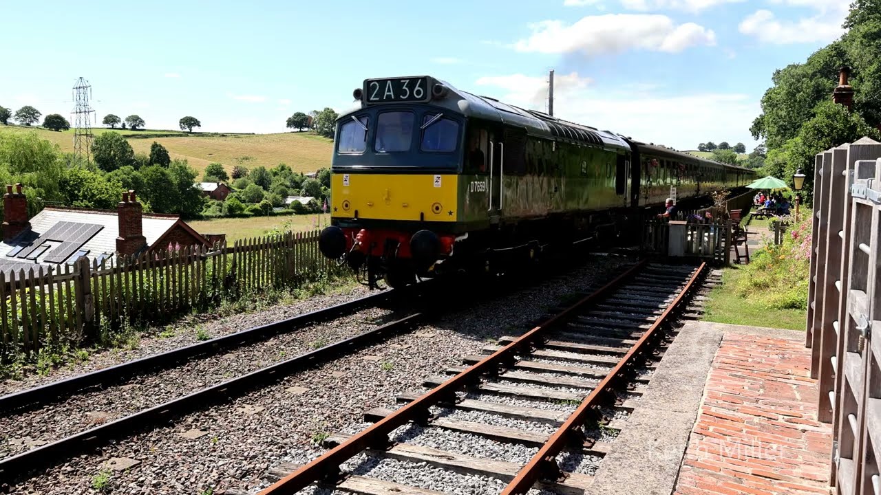 Class 25 no D7659 on the WSR on 24th June 2023