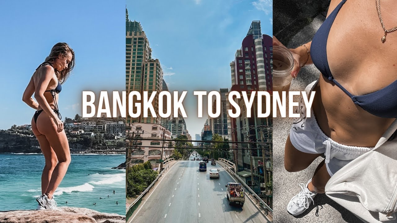 BANGKOK & SYDNEY (BONDI BEACH) - Travel Vlog! // annrahel