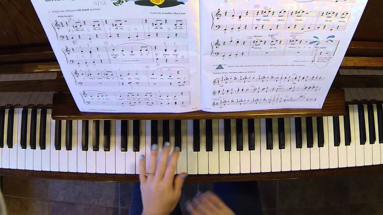 Green Frog Hop - Piano Adventures/ 2A/ Performance