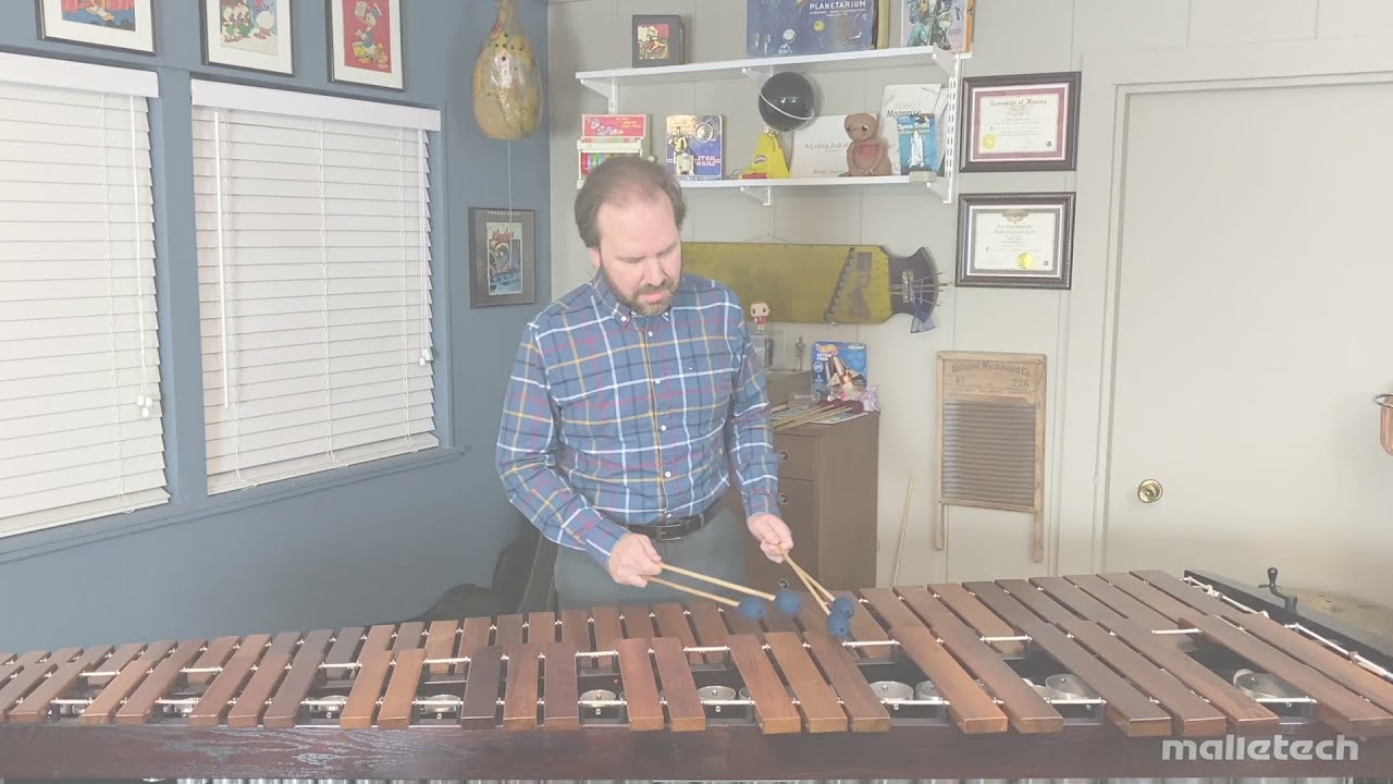 Snowfall for solo marimba by Blake Tyson (EXCERPTS)