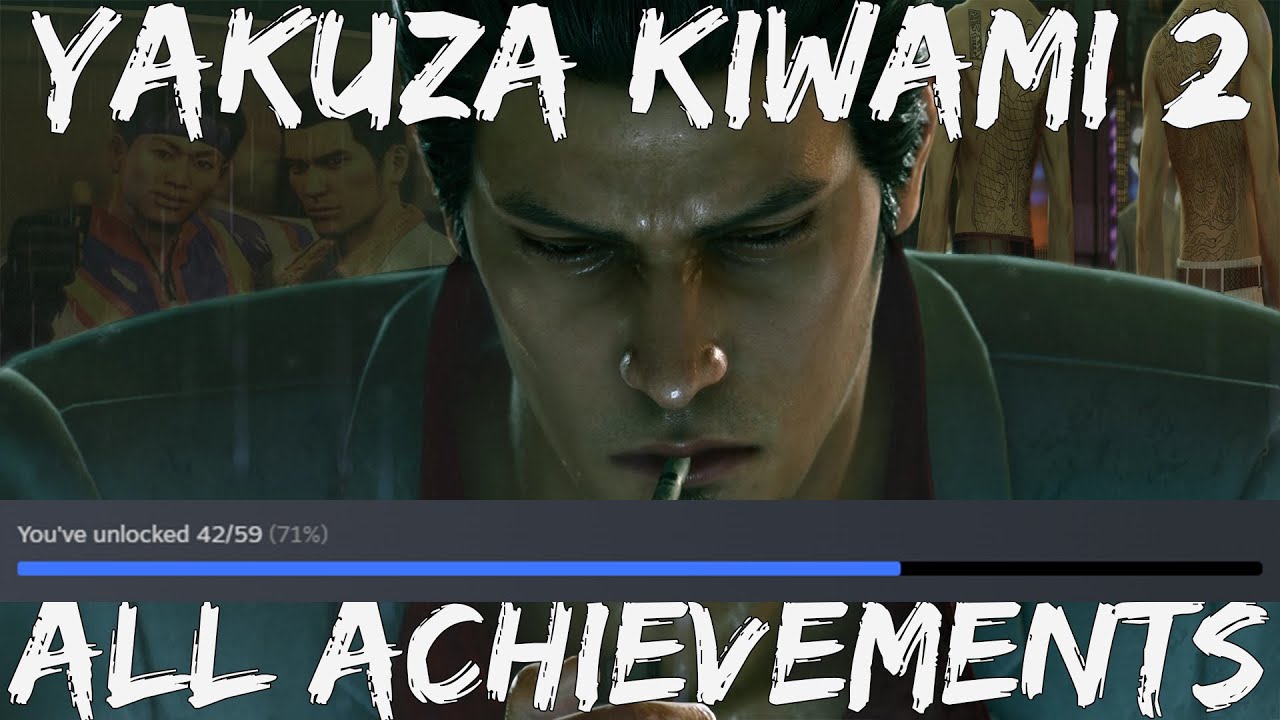 Yakuza Kiwami 2: All Achivements (I LOVE MAHJONG)