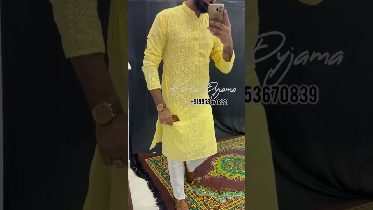 Latest Kurta Pyjama Designs for wedding