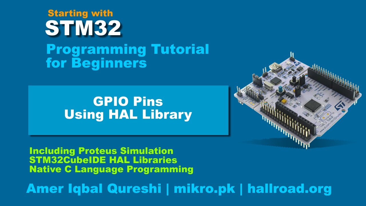 STM32 for Beginners | Using HAL Library to control GPIO Pins