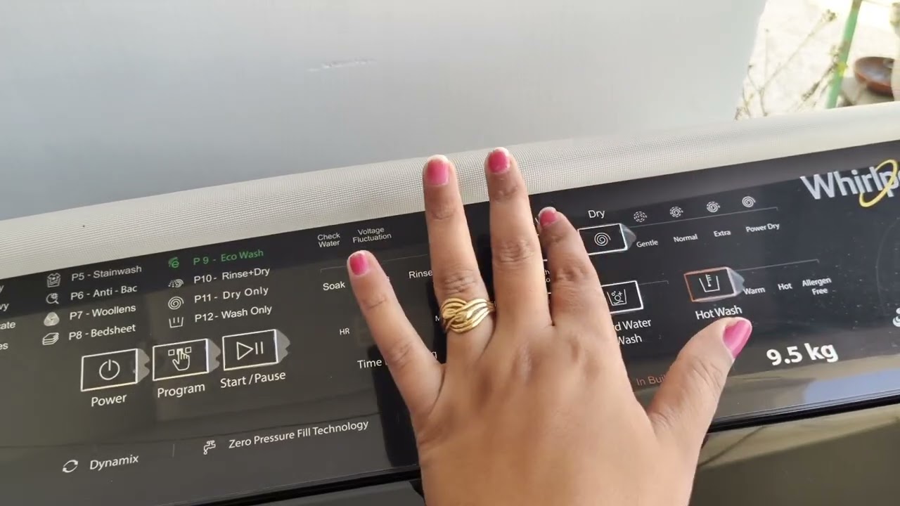 Whirlpool Automatic Washing Machine | 360° Bloomwash + Power Dry Option Explained