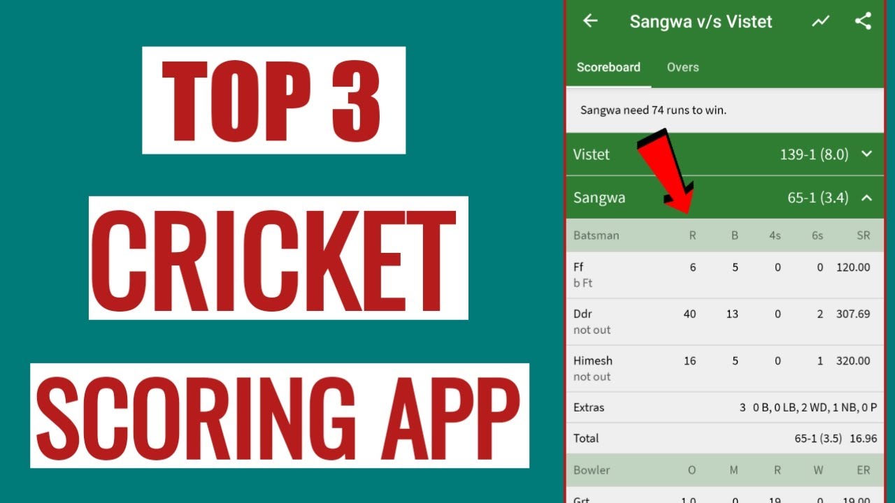 Top 3 Best Mobile Cricket Scoring Apps || Best CRICKET Scoring Apps for Android || 2021