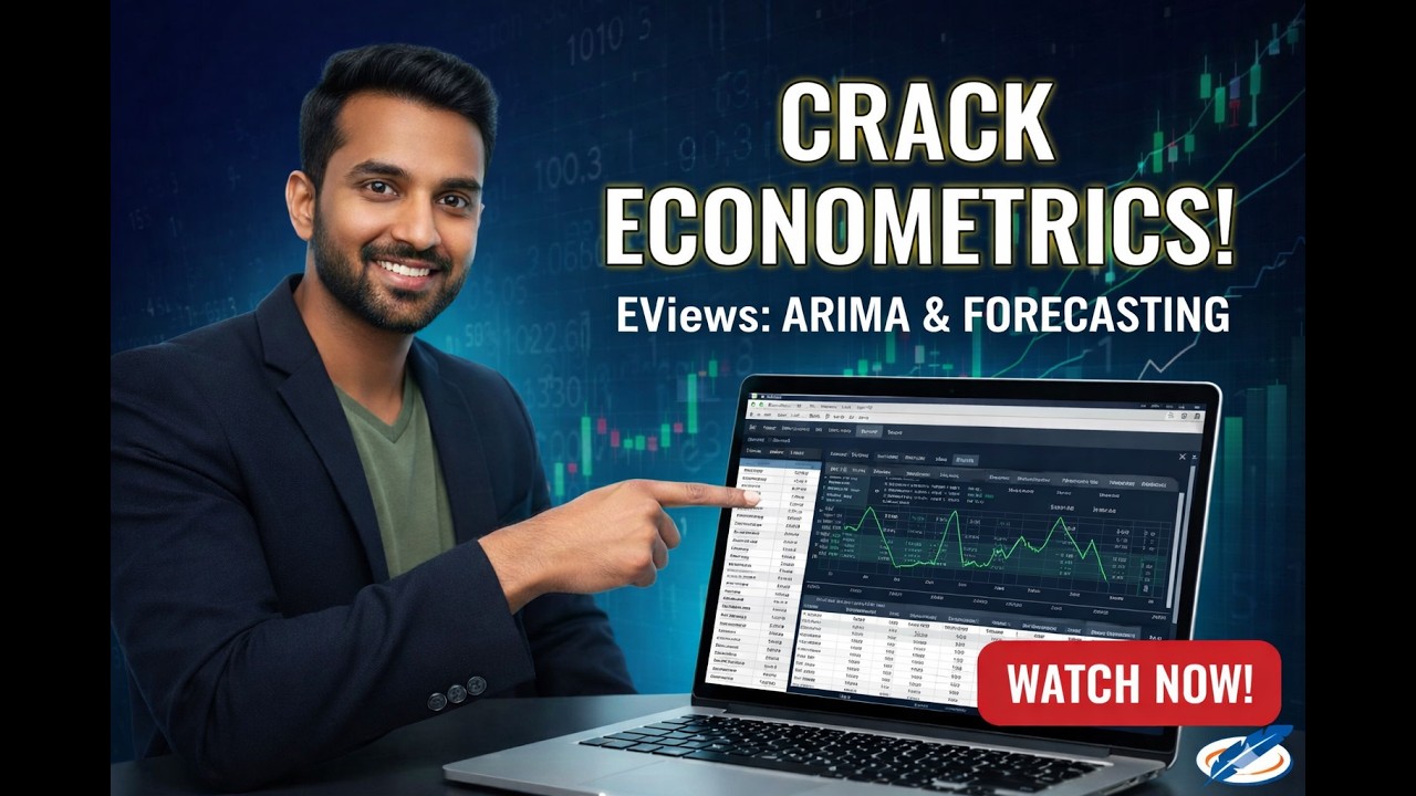 Econometric Modeling in EViews | Regression Analysis for Economics & Finance Students