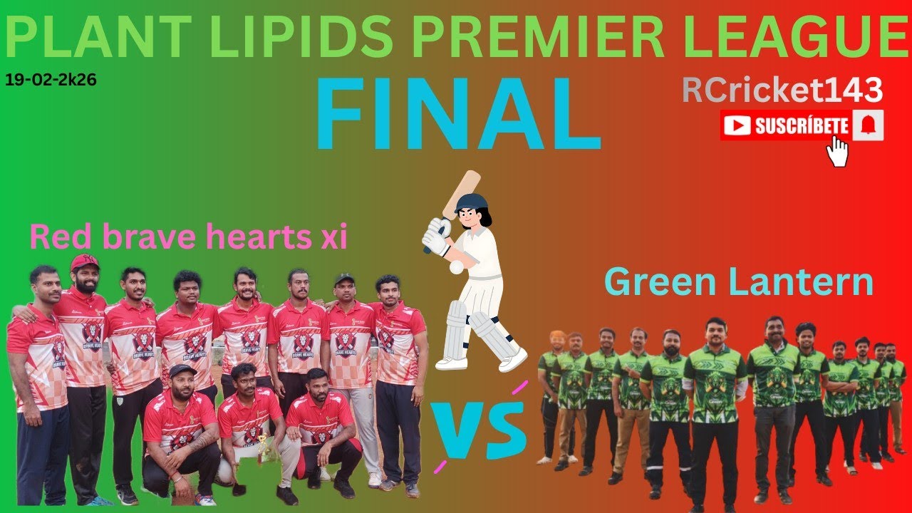 Green Lantern💚 vs Red Brave ♥️ | FINAL MATCH |Red need 73 runs off 6 over | RCricket143
