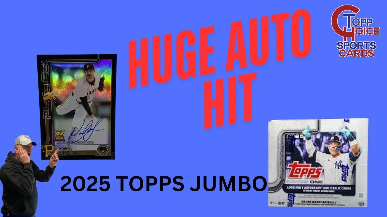 HUGE AUTO TO 10 (2025 TOPPS JUMBO)