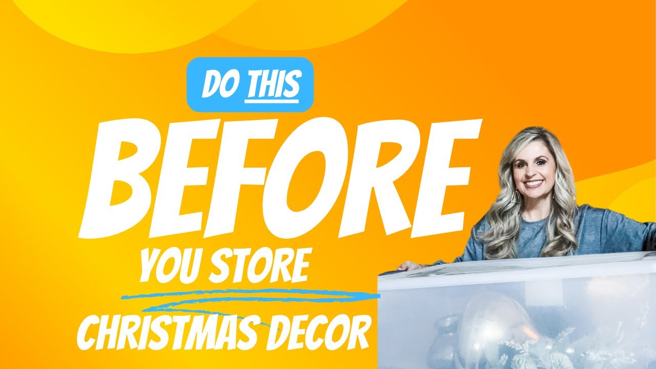 Do THIS Before You Store Your Christmas Decorations | CHRISTMAS STORAGE HACKS