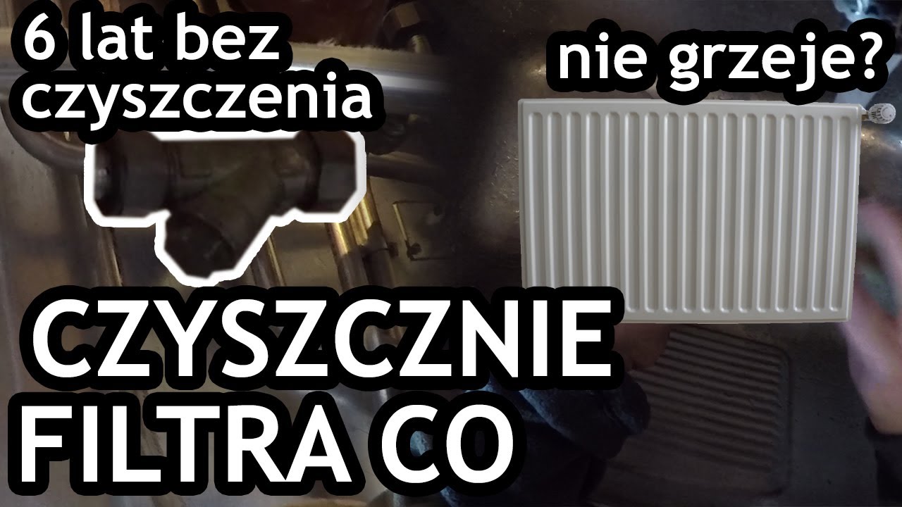 Słabe ogrzewanie? Czyszczenie filtra skośnego instalacji CO Jak wygląda po 6 latach bez czyszczenia?