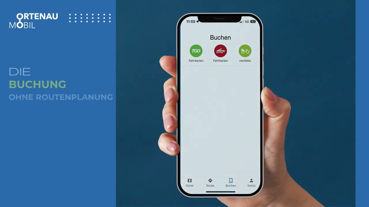 Ortenau Mobil - die App f&uuml;r Mobilit&auml;t im Ortenaukreis