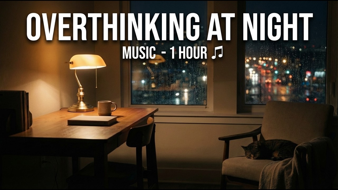 Overthinking at Night — Quiet Apartment Lights (1 Hour Ambient Music)