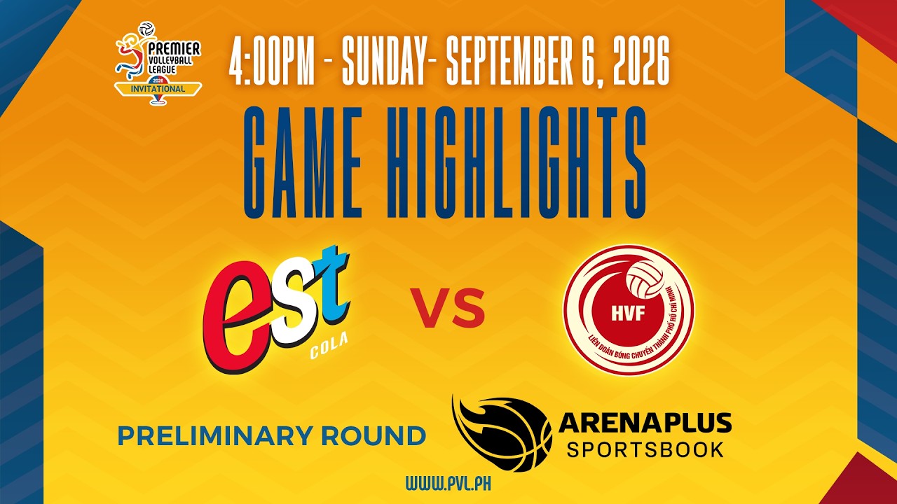 EST Cola (W) vs. Ho Chi Minh City (W) - Match Highlights | 2026 PVL Invitational