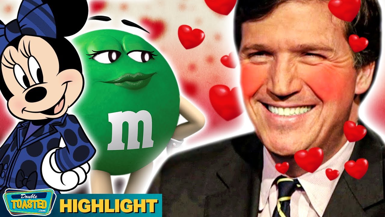 TUCKER CARLSON M&M BOOTS RANT | CRITICS LASH OUT AT MINI MOUSE 'WOKE' CHANGES | Double Toasted