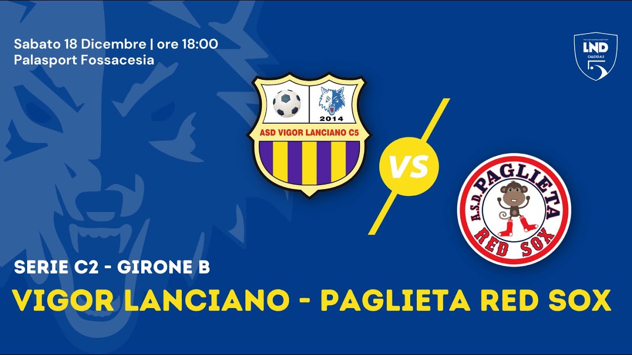 Serie C2 | Vigor Lanciano - Paglieta Red Sox 5-2 (Gol & Highlights) | 10ª Giornata 2021/2022