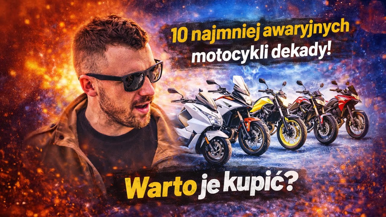10 NAJMNIEJ AWARYJNYCH motocykli dekady? Najbardziej chciałbym mieć...